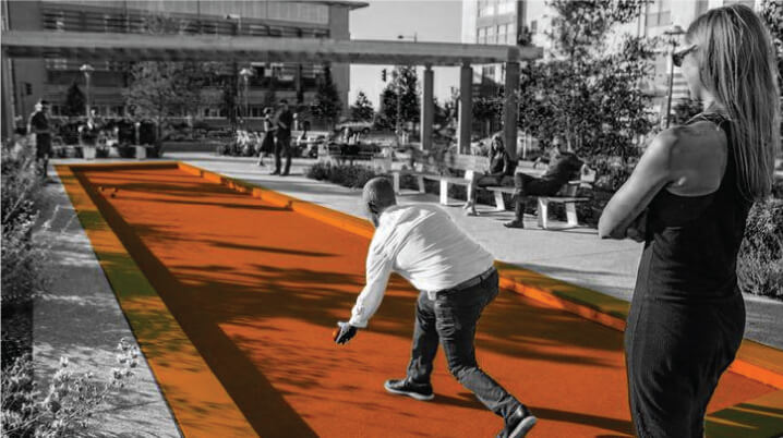 Terrain de pétanque